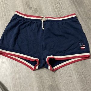 Retro Junk Food Pleated Shorts